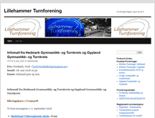 Tablet Screenshot of lillehammer-turnforening.no
